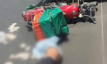 Las tortillas! Conductor de motocicleta lesionado en Lázaro Cárdenas, Xalapa