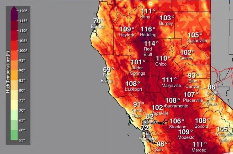 Las Vegas rompe récord de altas temperaturas con 48.9 grados