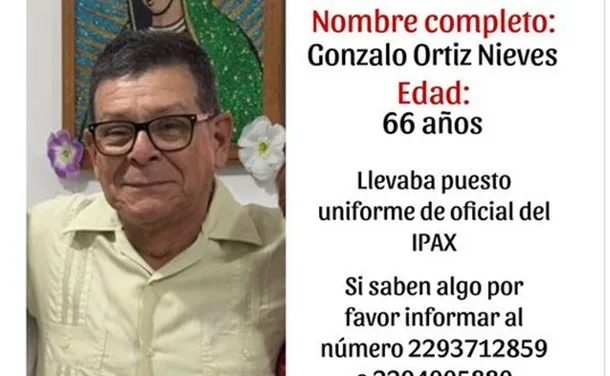 Se solicita la colaboración de la ciudadanía para localizar a Gonzalo Ortiz Nieves,