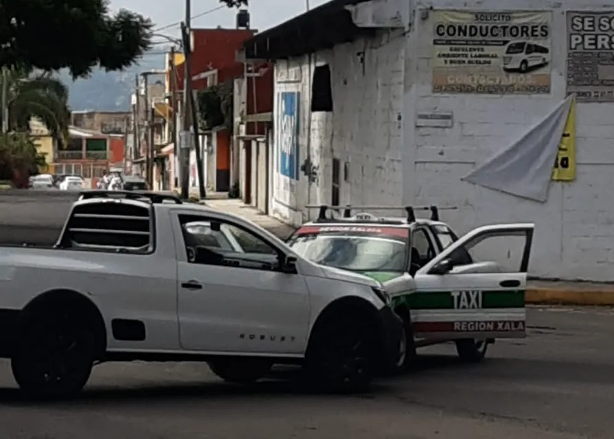 Accidente de tránsito en la avenida Villahermosa, Xalapa