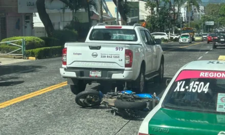Accidente en la avenida Manuel Ávila Camacho, Xalapa