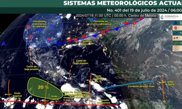 Para este viernes continúan las lluvias en varias regiones del país