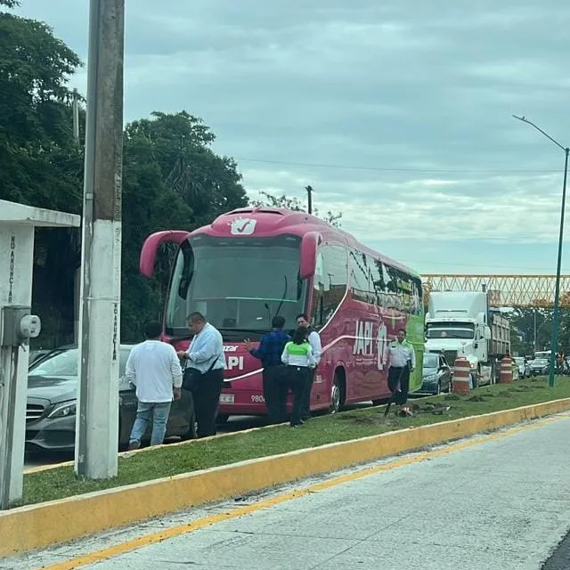 Accidente de tránsito a la altura del puente de Las Trancas