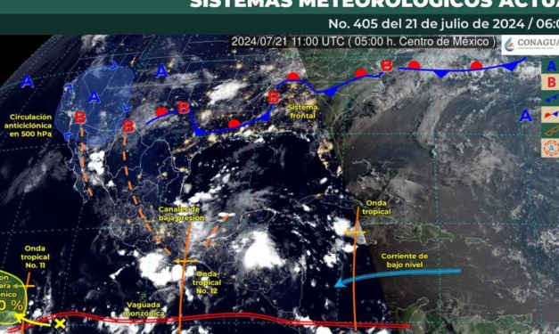 En estos estados del pais, se registrará lluvia este Domingo