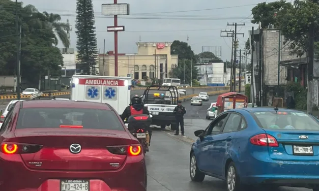 Accidente de tránsito a  la altura del Distribuidor vial de La Araucaria