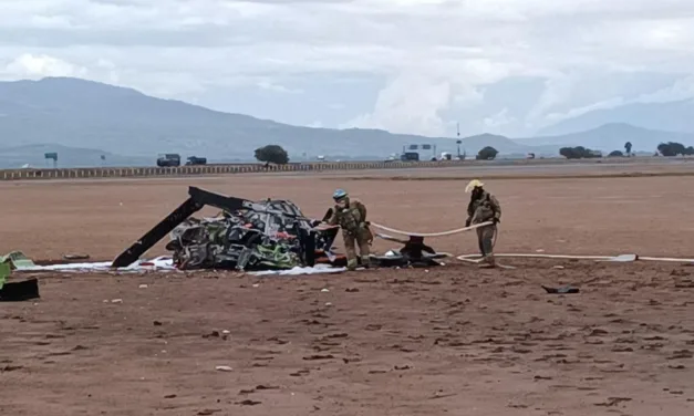 Video: Se registra caída de un helicóptero en la laguna de Sayula, en la autopista  Guadalajara -Colima