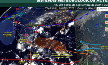 Prevén lluvias intensas en varias regiones del país