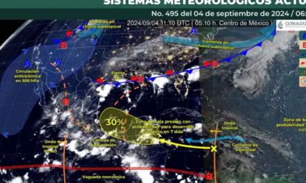 Frente Frío No. 1 generará lluvias intensas con descargas eléctricas en estos estados