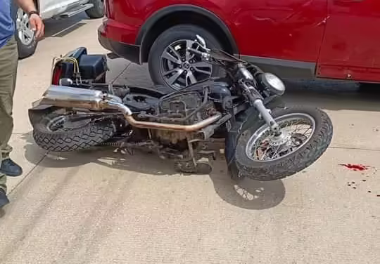 Accidente de tránsito a la altura de Plaza Pradera