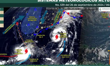 Continuarán  las lluvias intensas en estas regiones del país