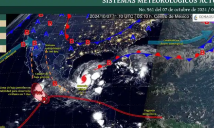 HURACÁN MILTON PRODUCIRÁ LLUVIAS PUNTUALES TORRENCIALES EN CAMPECHE Y YUCATÁN, PUNTUALES INTENSAS EN PUEBLA, VERACRUZ