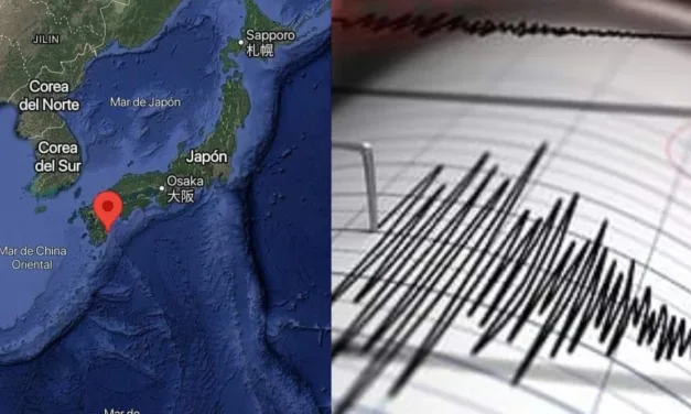 Reportan terremoto de 6.9 en Miyazaki, Japón