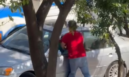 Video:Chocan y conductor de camión se baja a golpear conductor