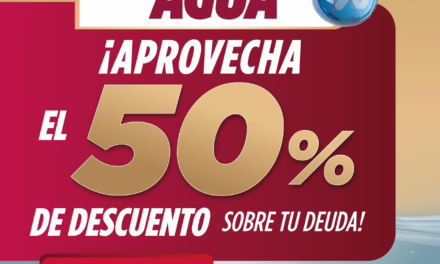 Últimos días de descuento para regularizar tu servicio de agua