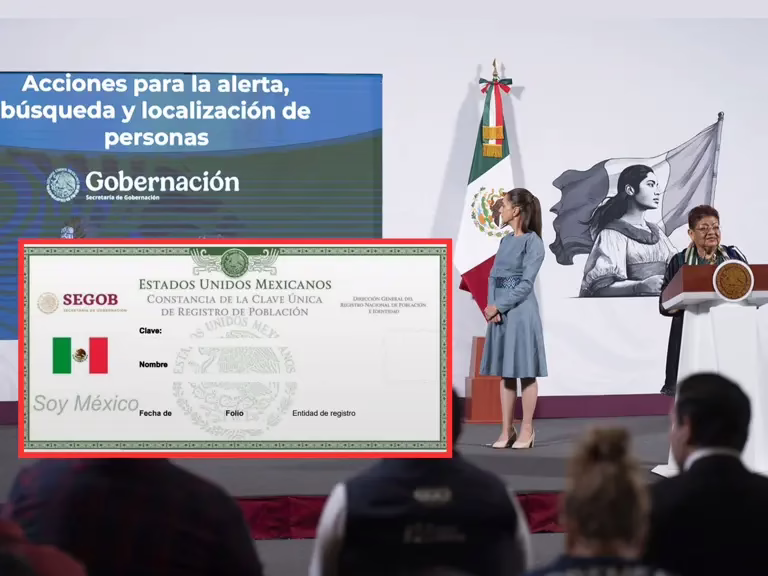 ¿CURP pasará a ser igual que la INE? Claudia Sheinbaum explica