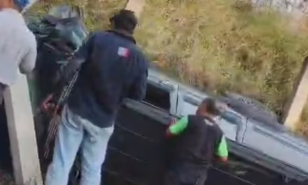 Video:Volcadura de vehículo en la carretera XALAPA-COATEPEC, vía Las Trancas