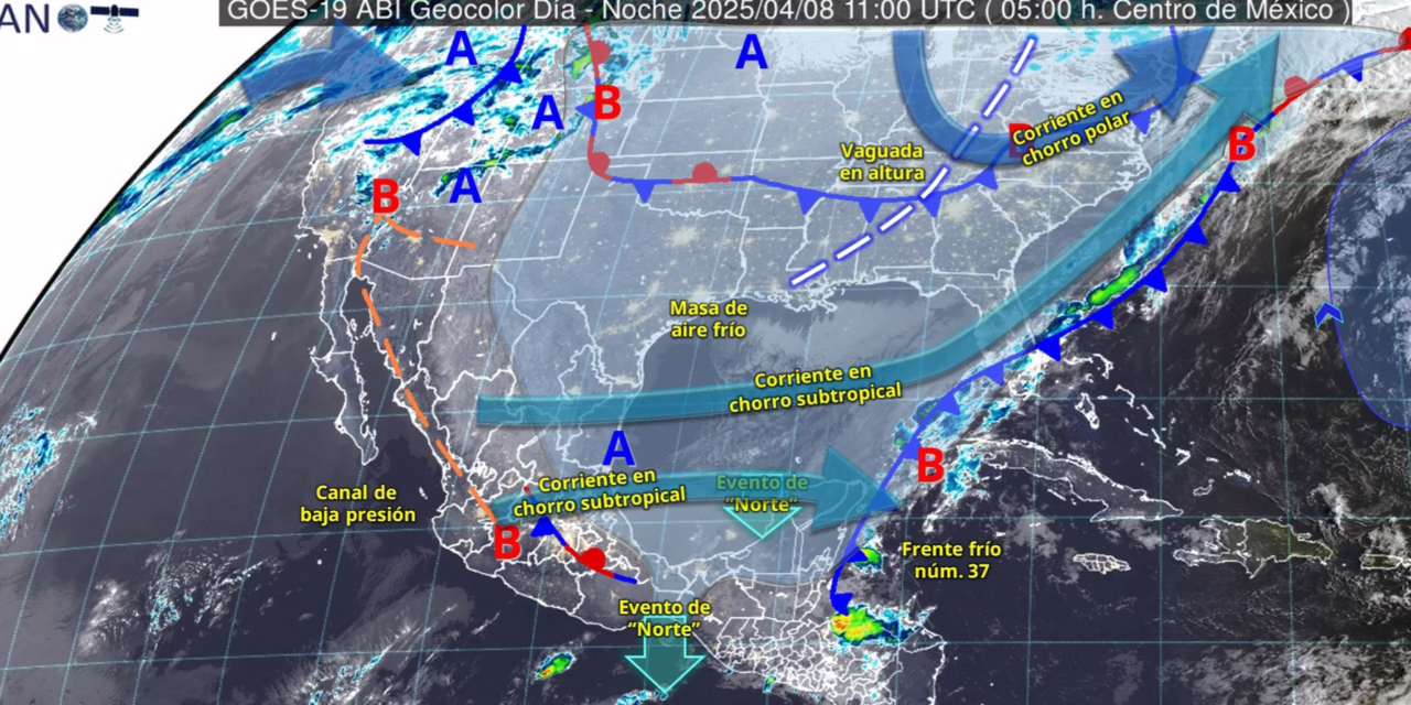 LLUVIAS PUNTUALES FUERTES EN TABASCO, CHIAPAS, CAMPECHE Y QUINTANA ROO