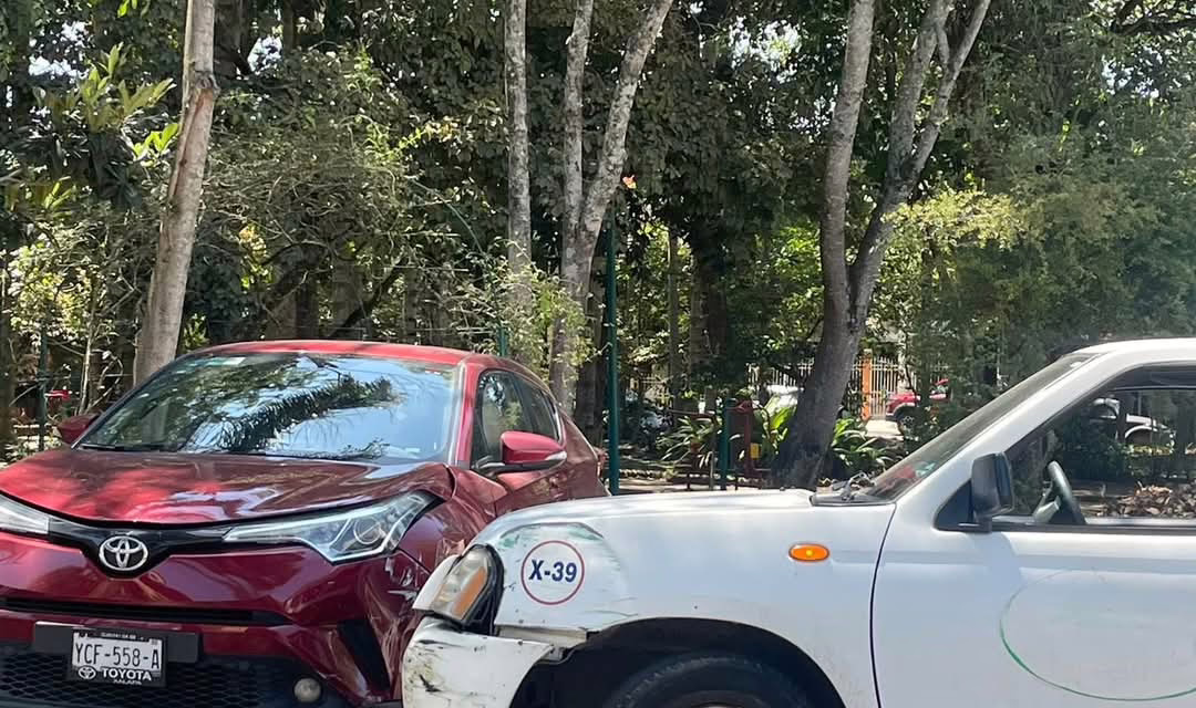 Accidente de tránsito en la avenida Araucarias