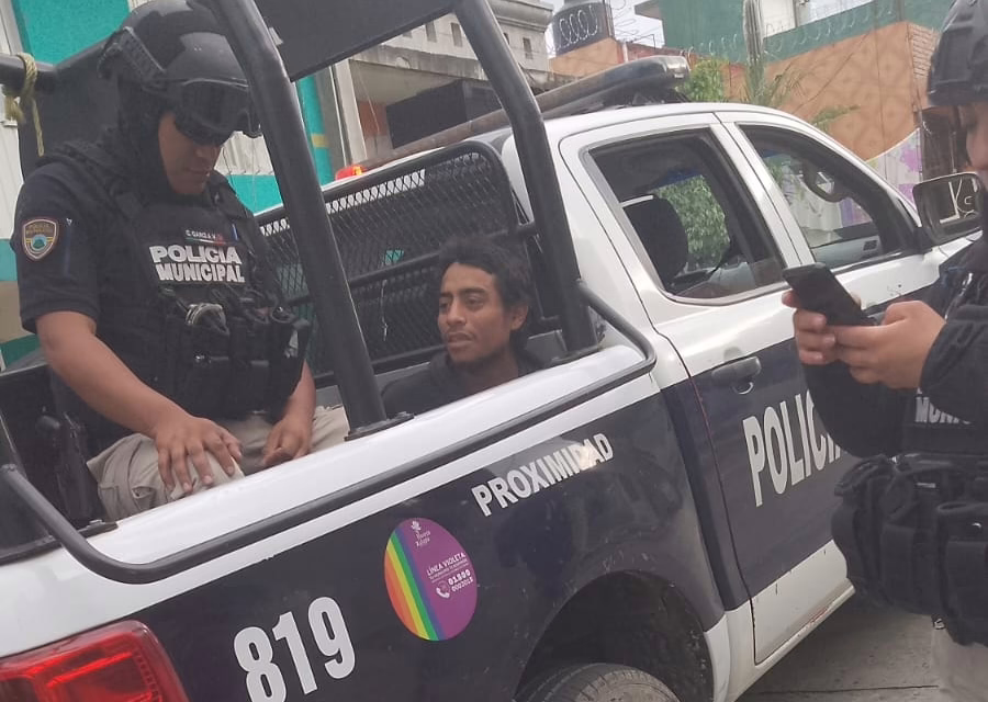 Nuevamente ladrón fue detenido por vecinos, ahora en la Colonia Rafael Hernández