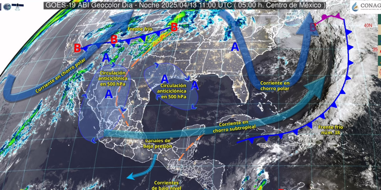 SE PREVÉN VIENTO CON RACHAS FUERTES A MUY FUERTES EN EL ISTMO Y GOLFO DE TEHUANTEPEC