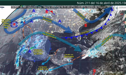 PRONÓSTICO DE VIENTOS CON RACHAS FUERTES EN GRAN PARTE DEL TERRITORIO NACIONAL