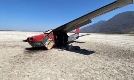Avioneta se desploma en la laguna de San Marcos, Jalisco