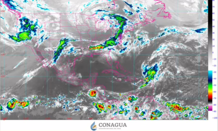 SE PRONOSTICAN LLUVIAS PUNTUALES FUERTES EN COAHUILA Y CHIAPAS, ADEMÁS CONTINUARÁ LA ONDA DE CALOR EN GRAN PARTE DE MÉXICO