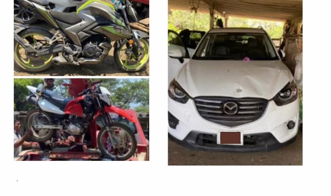 VEHÍCULOS ASEGURADOS EN LA ZONA DE LERDO DE TEJADA Y ÁNGEL R. CABADA