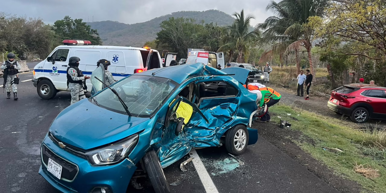 Fuerte accidente en la carretera Cardel – Poza Rica