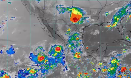 SE PREVÉN LLUVIAS INTENSAS EN CHIAPAS Y MUY FUERTES EN DURANGO, ZACATECAS, SAN LUIS POTOSÍ, AGUASCALIENTES, GUERRERO Y OAXACA