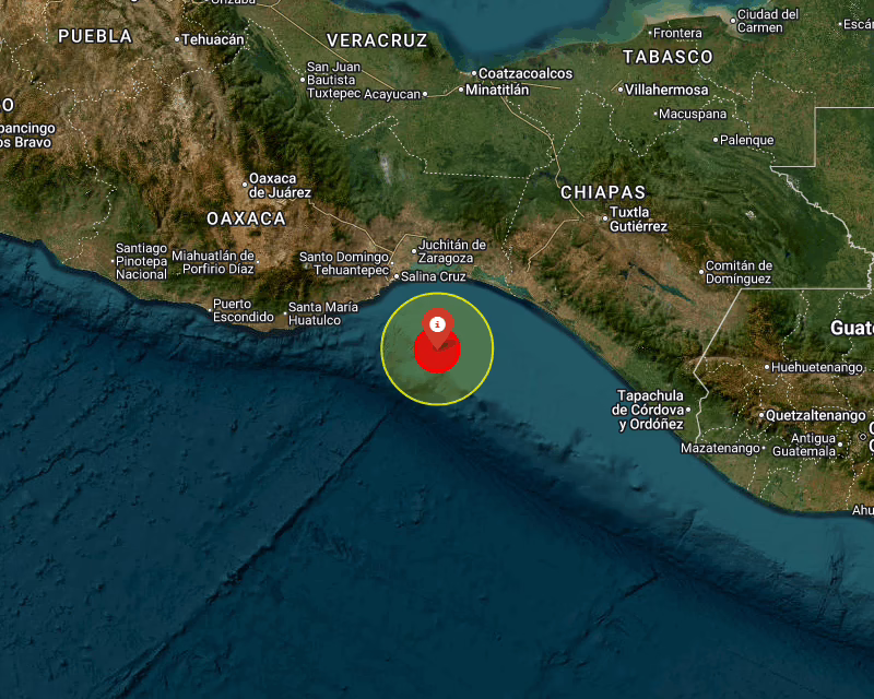 Sismo de 5 sacude a Oaxaca este lunes 16 de junio