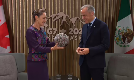 Reuniones de este martes que ha tenido Claudia Sheinbaum en el marco del G7, en Canadá