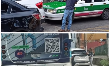 Accidente a la altura de Plaza Jardines y otro en la clínica 11 del IMSS