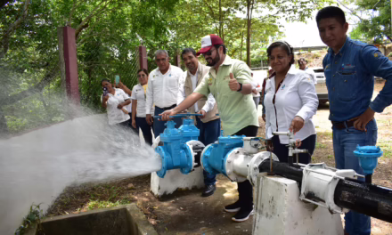 Reactivan sistemas de agua en Acayucan, Ixhuatlán y Chinameca con nuevos pozos