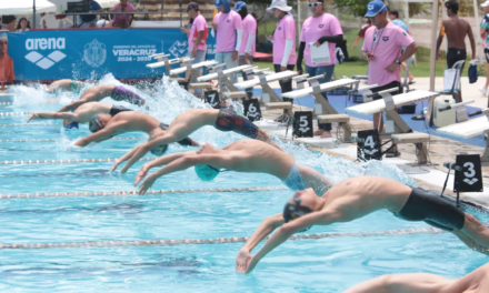 Inicia el Campeonato Nacional de Natación Curso Largo en Leyes de Reforma