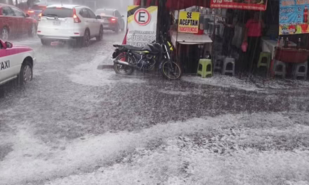 Video:Lluvia y granizo sorprende este lunes a los habitantes de la CDMX!
