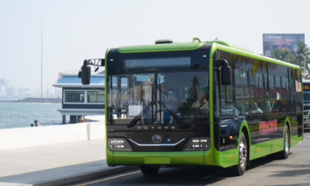 Llegarán a Veracruz 102 nuevos camiones híbridos Ulúa: Gobernadora