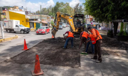 Inician trabajos de bacheo en Miguel Alemán