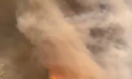VIDEO:TORNADO DE FUEGO DEVASTA BOSQUE EN EL OCCIDENTE DE TURQUÍA