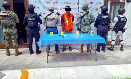 En operativos coordinados, SSP y fuerzas federales detienen a ocho personas en 14 municipios