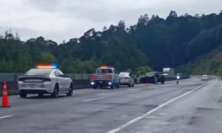 Accidente en la autopista 140 D Xalapa – Perote, a la altura del km 131