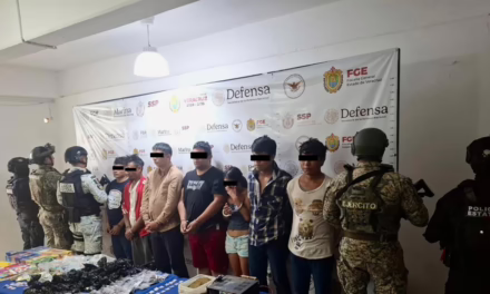 SSP y fuerzas federales detienen a siete presuntos integrantes de una célula delictiva