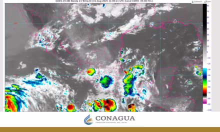 SE PREVÉN LLUVIAS PUNTUALES INTENSAS EN NAYARIT, JALISCO, COLIMA Y MICHOACÁN