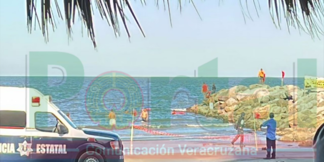 Joven muere ahogado en Playa de Oro, Boca del Río