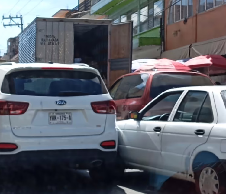 Accidente de tránsito en la zona centro de Xalapa