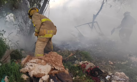 Incendio en la colonia El Coyol de Xalapa