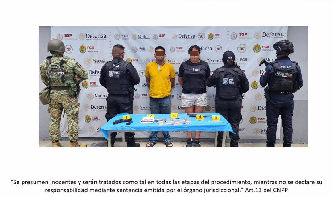 DOS PERSONAS DETENIDAS Y OBJETOS ASEGURADOS EN OPERATIVO DE CATEO CON FUERZAS FEDERALES Y ESTATALES EN EMILIANO ZAPATA