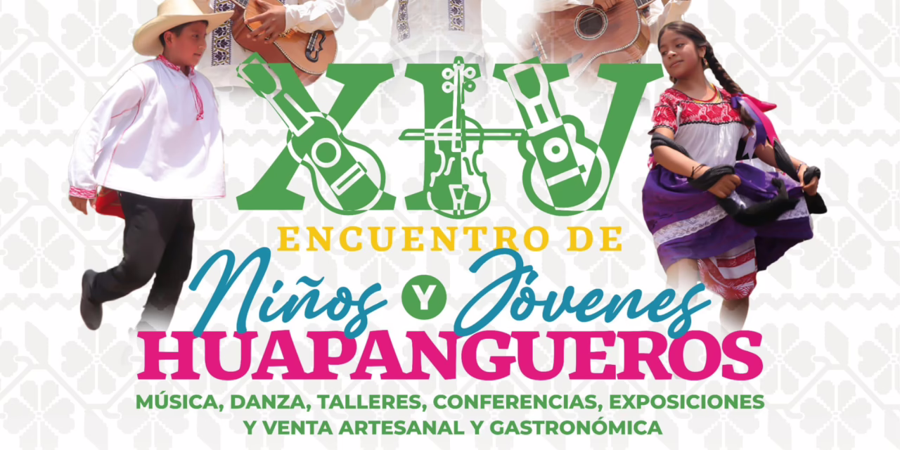 Con tríos infantiles, participa SECVER en Encuentro de huapangueros