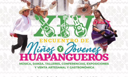 Con tríos infantiles, participa SECVER en Encuentro de huapangueros