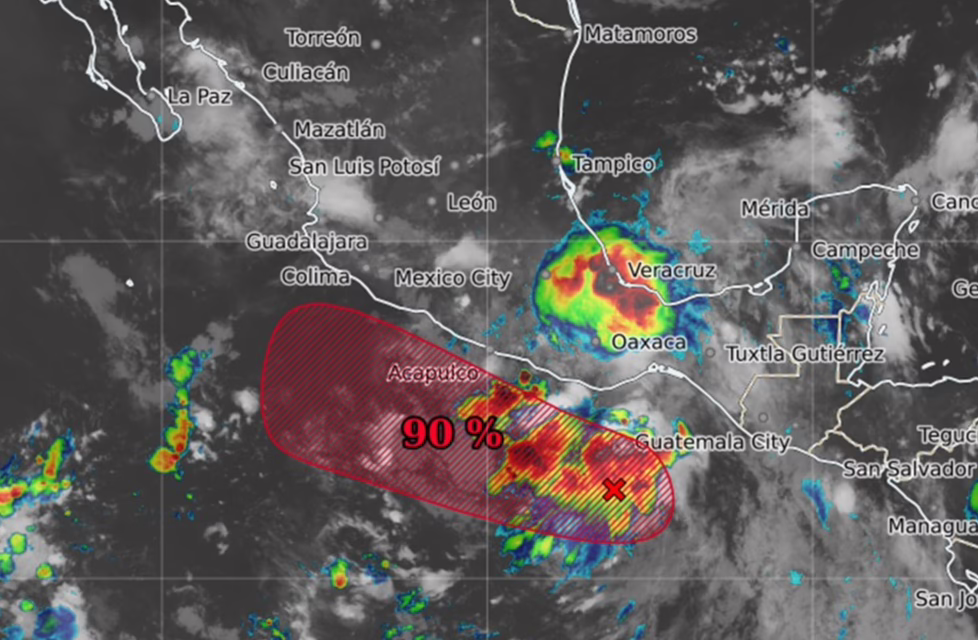 LLUVIAS MUY FUERTES EN EL OCCIDENTE, ORIENTE, SUR Y SURESTE DEL PAÍS
